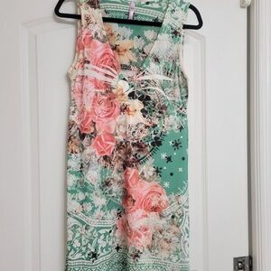 Cute summer dress in lovely pastel tones